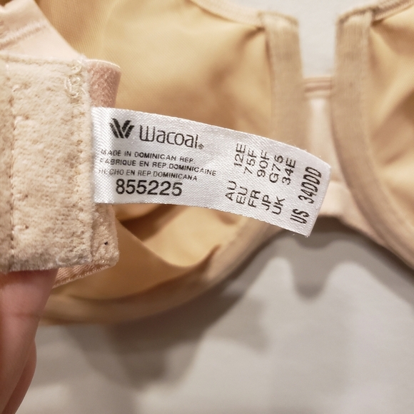 Wacoal Stark Beauty Underwire Bra - Sz 34DDD US - Picture 5 of 8